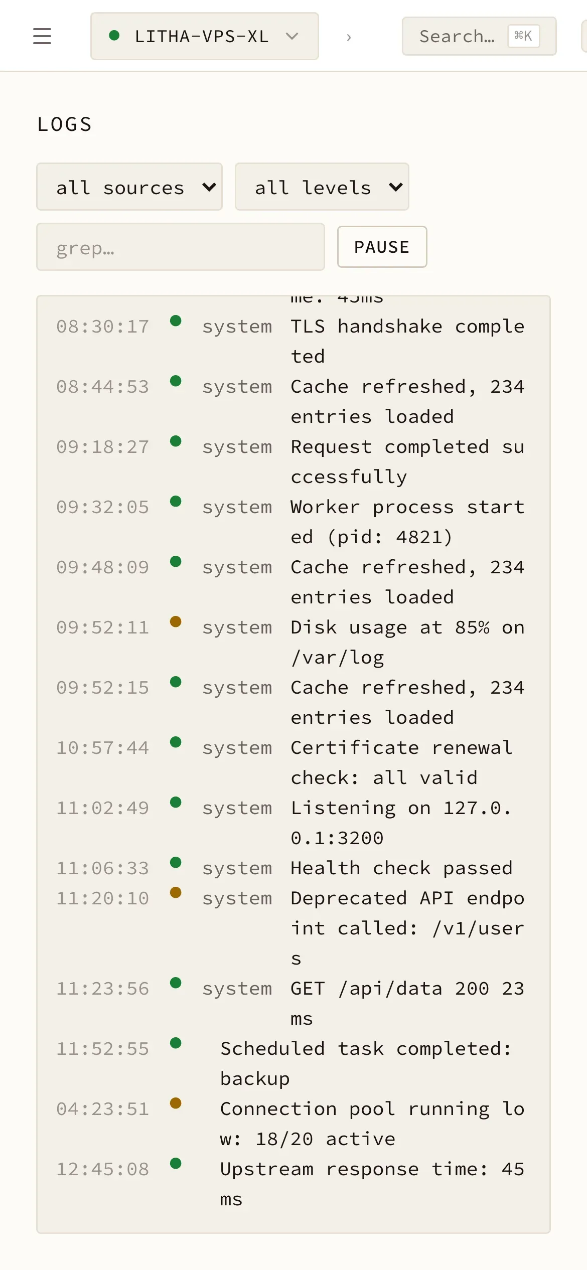 LiTha Monitor: Ereignisse im Live-Strom auf dem Smartphone