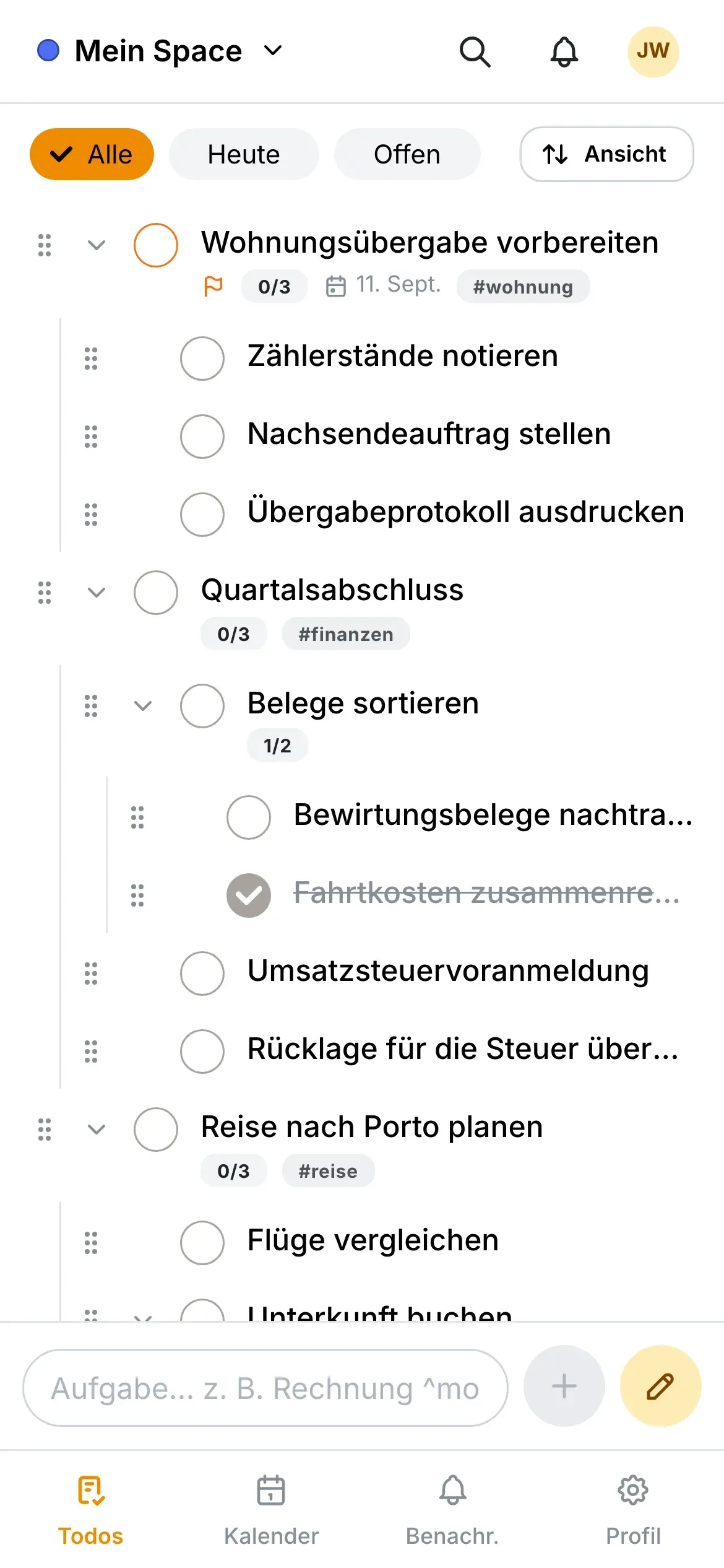 LiTha To-Do auf dem Smartphone